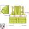 Ergodyne Two-Tone Hi-Vis Safety Vest 5XL Class 2 H Back, , Zipper 6 Pockets, 2 Mic Tab, ID Window 8246Z-S - alternate 2